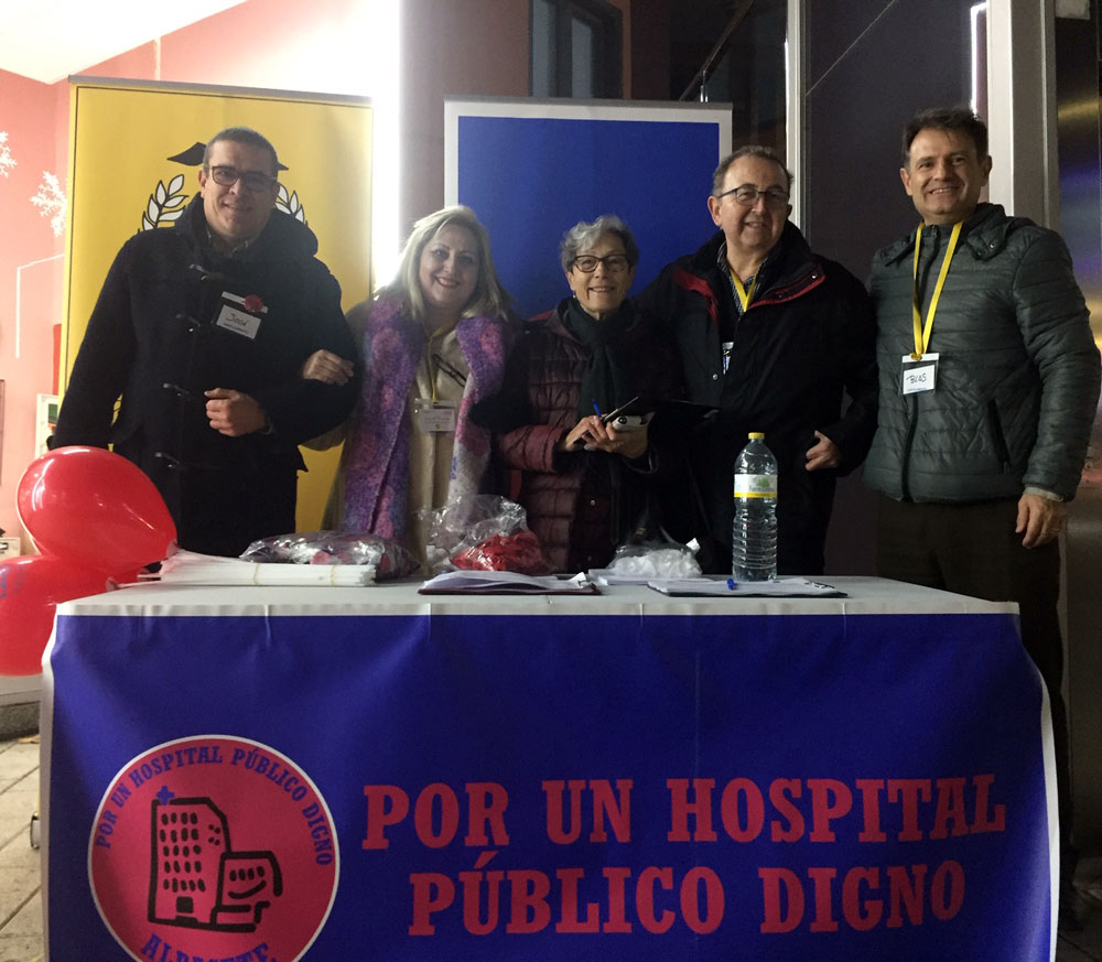 Plataforma Hospital Albacete firmas