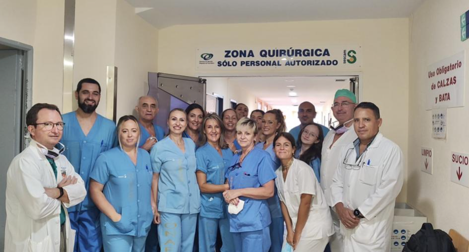 El servicio de Traumatología y Ortopedia del Hospital de Puertollano ha realizado una novedosa técnica de reparación de cartílago de rodilla. 