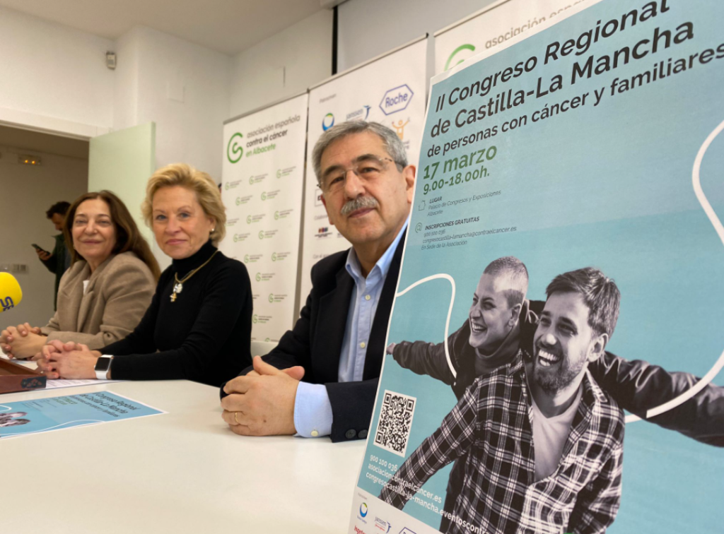 Más de 500 personas se darán cita en Albacete en el II Congreso Regional de Castilla-La Mancha de personas con cáncer.
